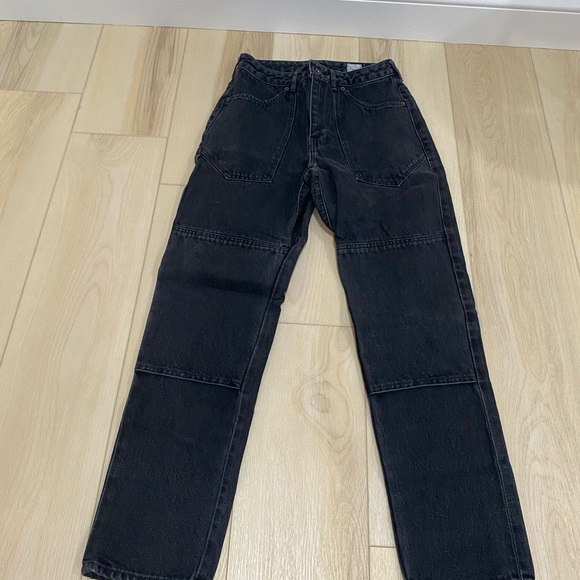 GAMINE Madame X Dungaree Womens Jeans Size 27 High Rise Denim - Picture 1 of 8